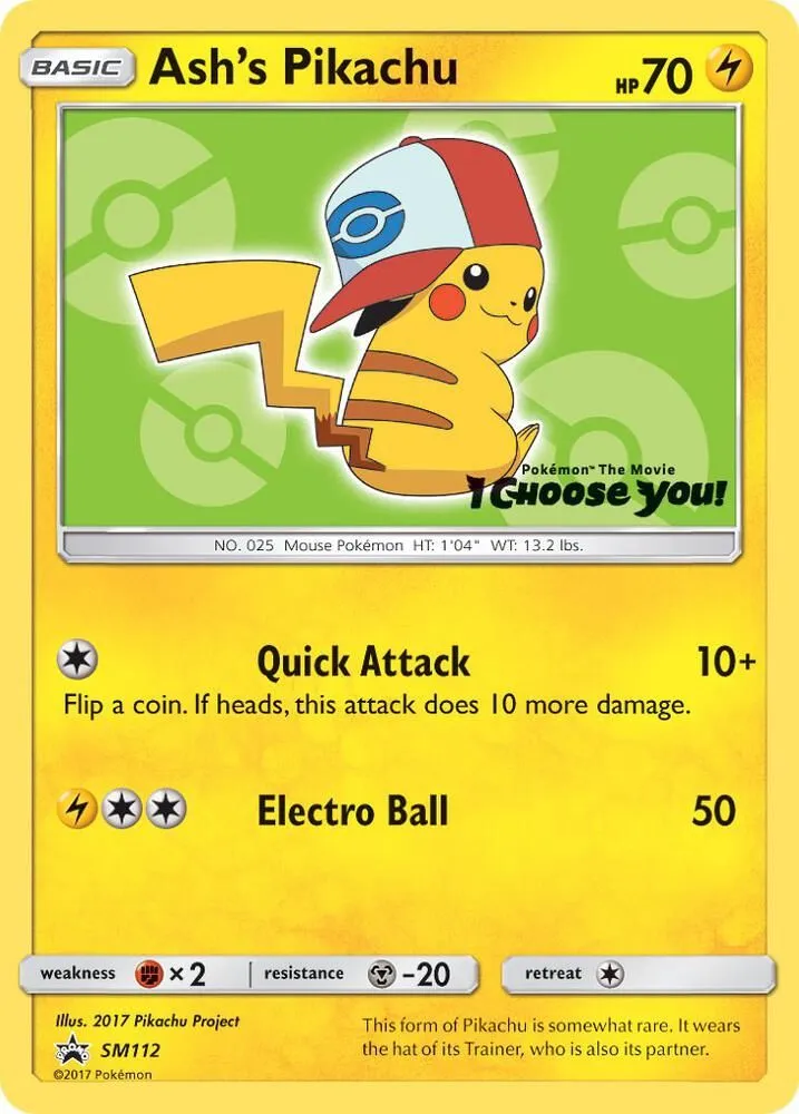 Ash's Pikachu — SM Promos — Pokémon