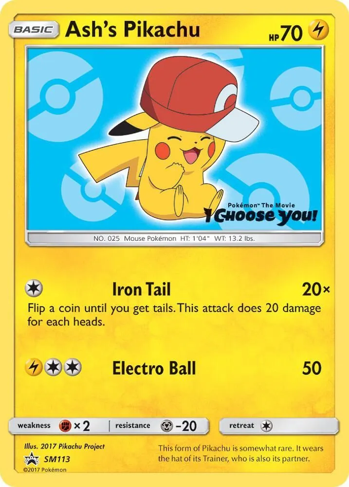 Ash's Pikachu — SM Promos — Pokémon
