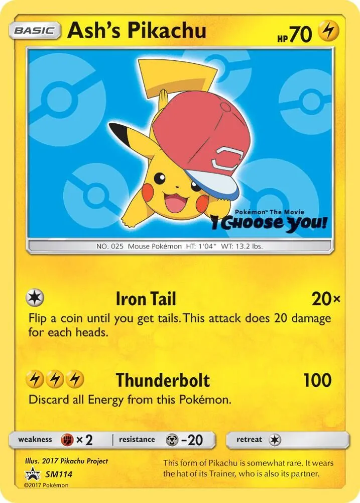 Ash's Pikachu — SM Promos — Pokémon