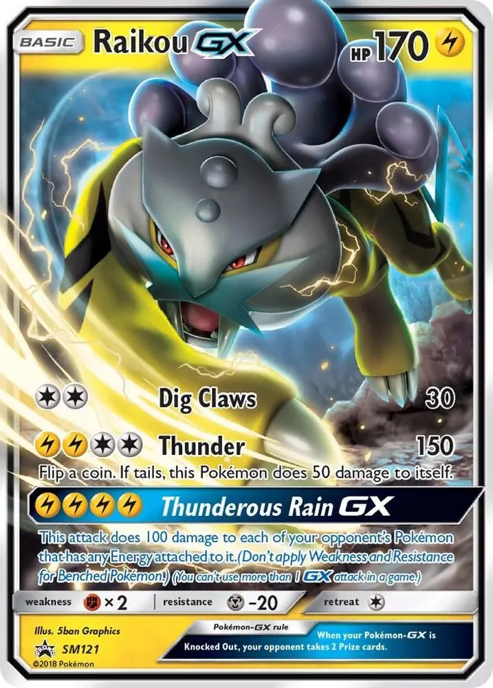 Raikou GX — SM Promos — Pokemon