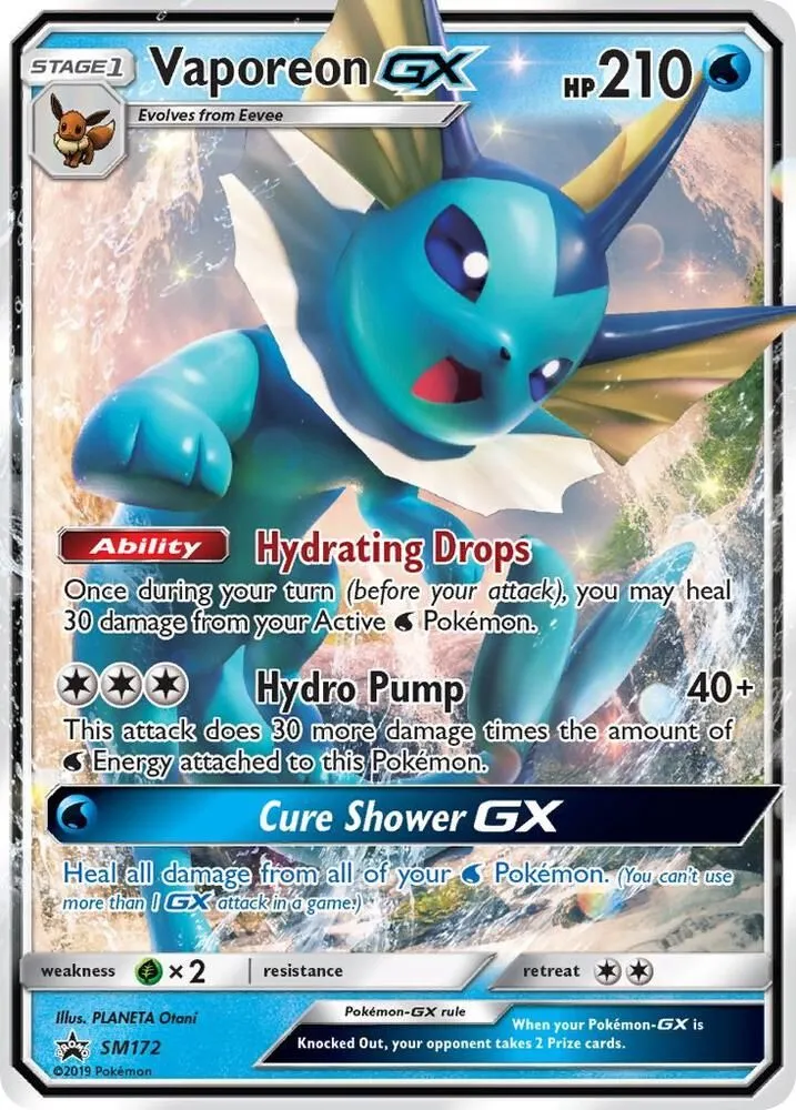 Vaporeon GX — SM Promos — Pokémon