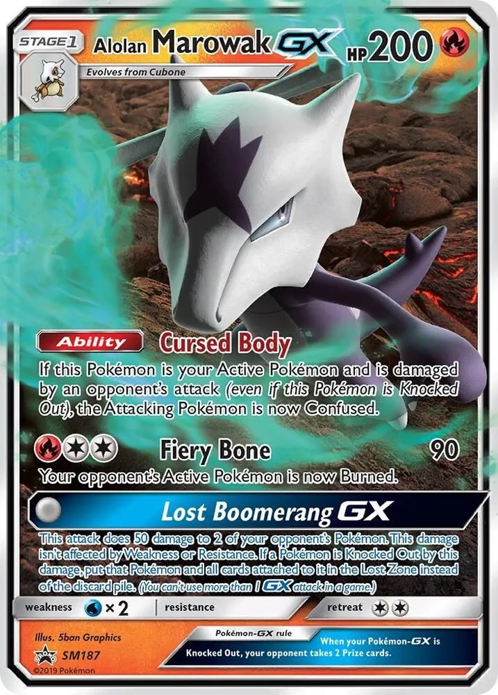 Alolan Marowak GX — SM Promos — Pokémon