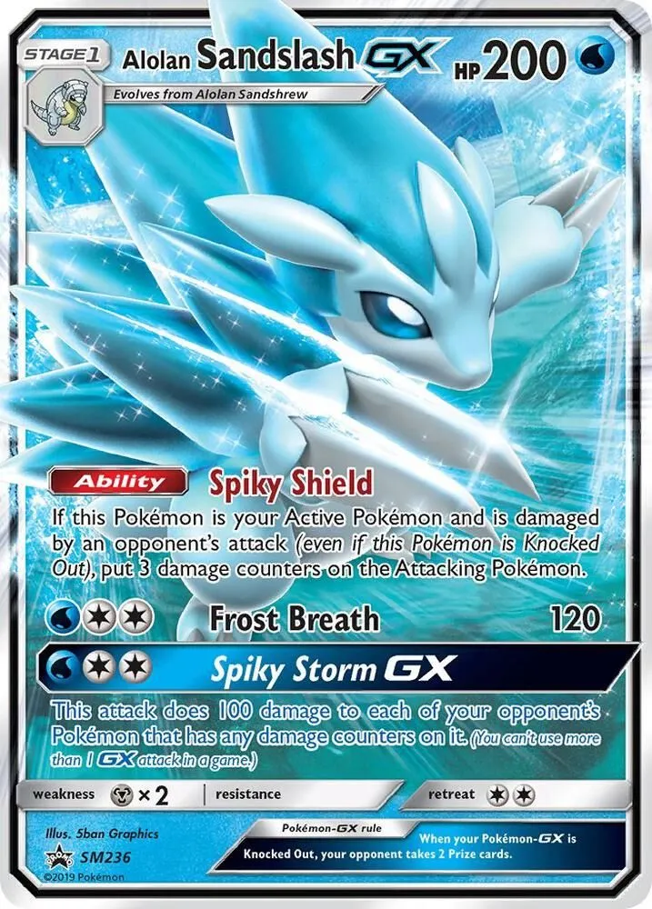 Alolan Sandslash GX — SM Promos — Pokemon