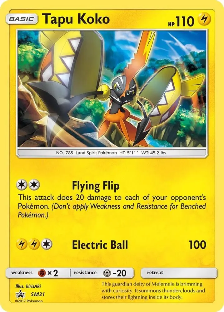 Tapu Koko — SM Promos — Pokémon