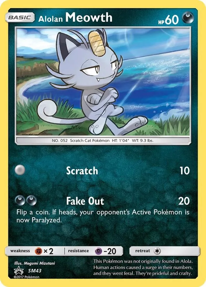 Alolan Meowth — SM Promos — Pokemon