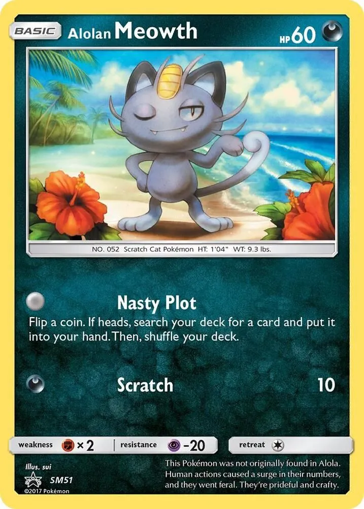 Alolan Meowth — SM Promos — Pokémon