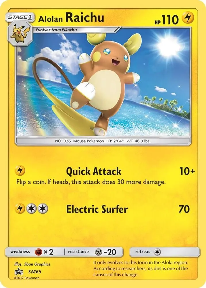 Alolan Raichu — SM Promos — Pokemon
