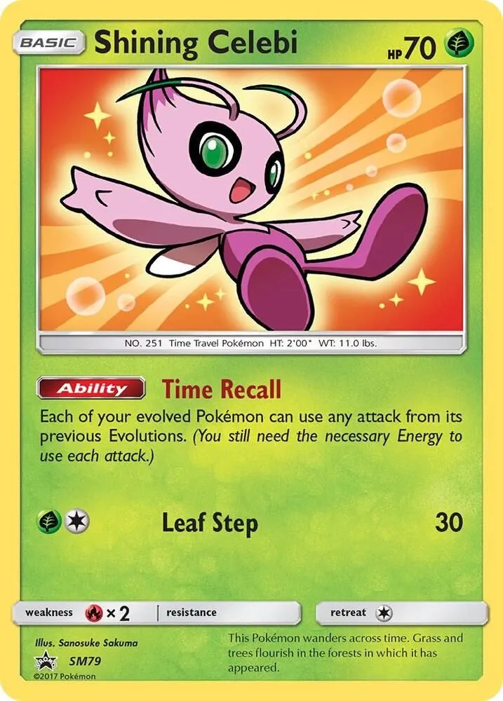 Shining Celebi — SM Promos — Pokemon