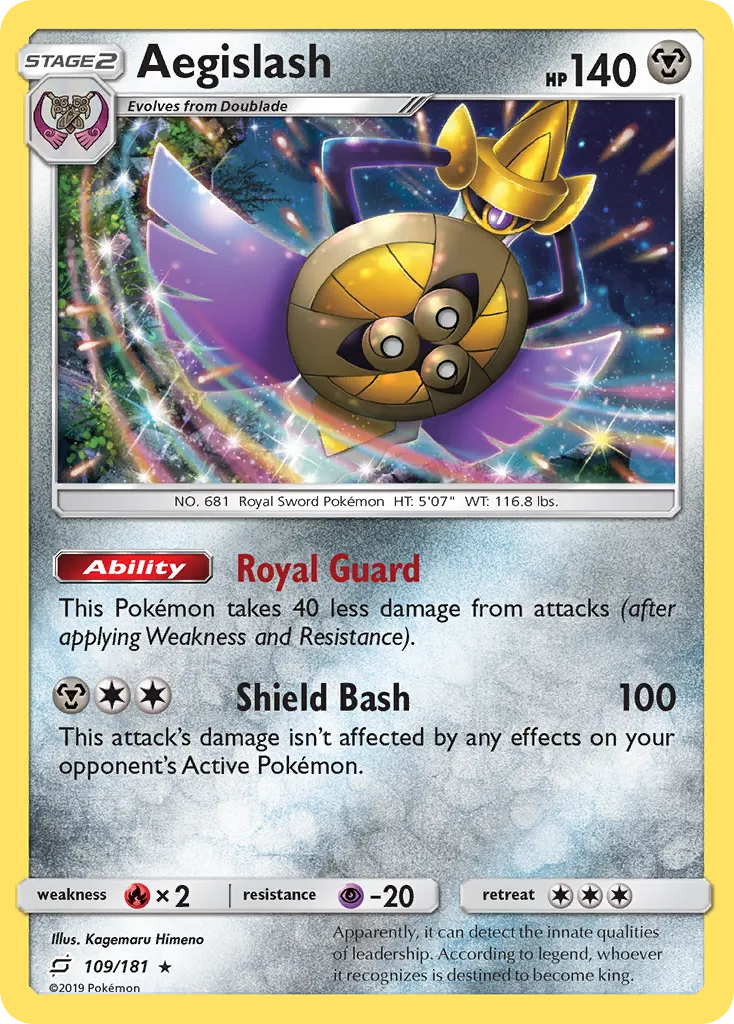 Aegislash — SM - Team Up — Pokemon