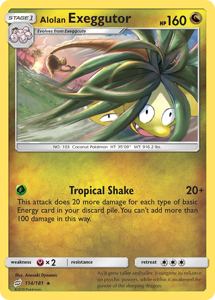 Alolan Exeggutor — SM - Team Up — Pokémon