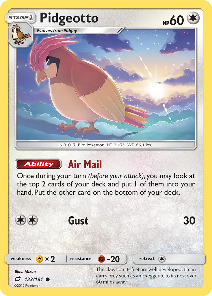 Pidgeotto — SM - Team Up — Pokémon