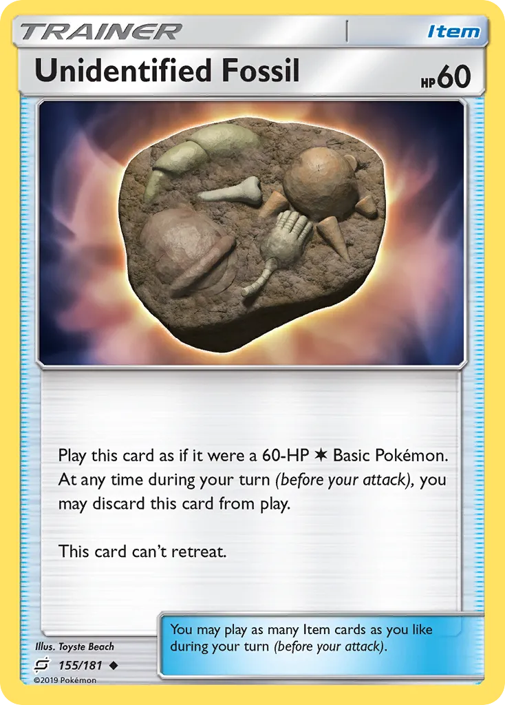 Fossile Inconnu — SM - Team Up — Pokemon