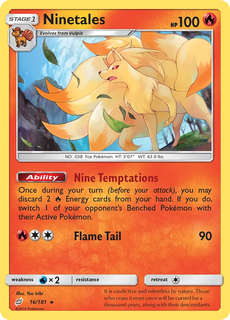 Ninetales — SM - Team Up — Pokemon