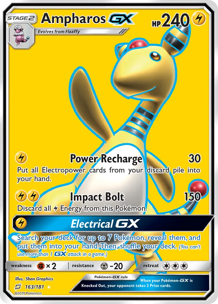 Ampharos GX — SM - Team Up — Pokémon