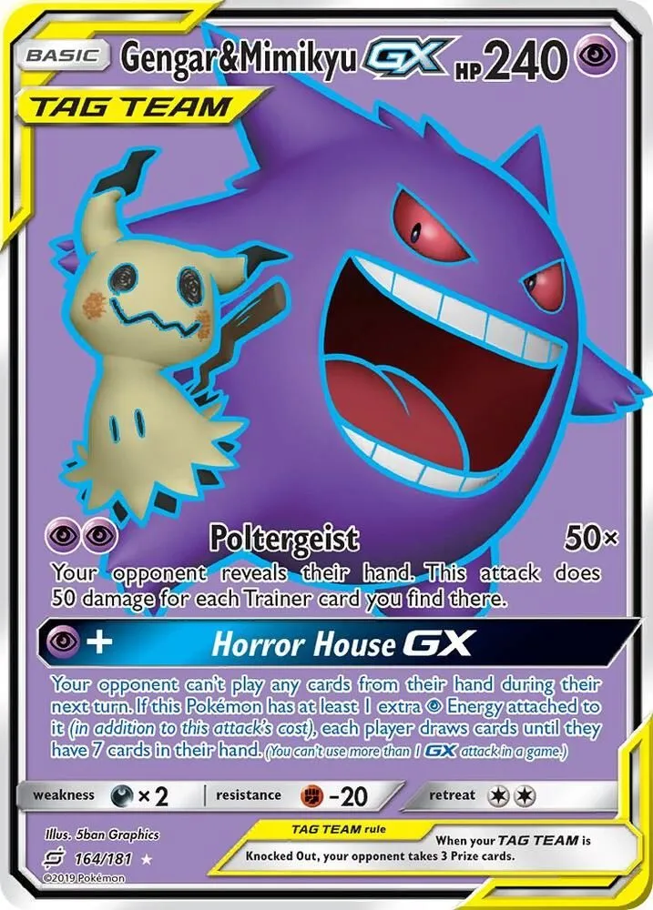 Gengar & Mimikyu GX — SM - Team Up — Pokemon