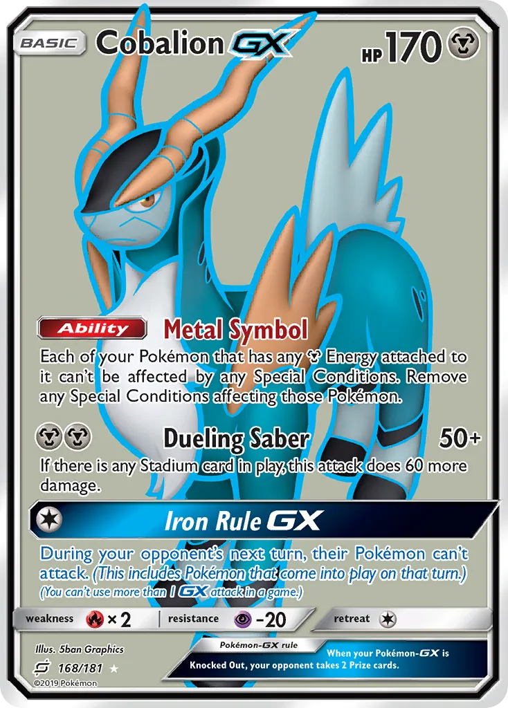 Cobalion GX — SM - Team Up — Pokémon