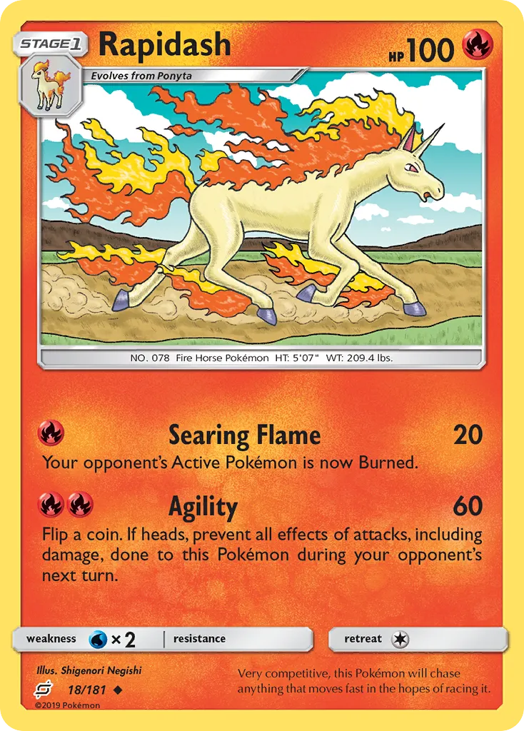 Rapidash — SM - Team Up — Pokémon