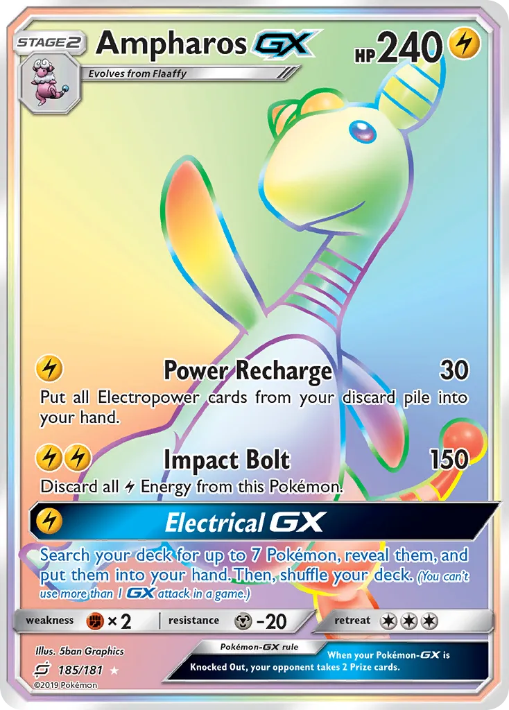 Ampharos GX — SM - Team Up — Pokémon