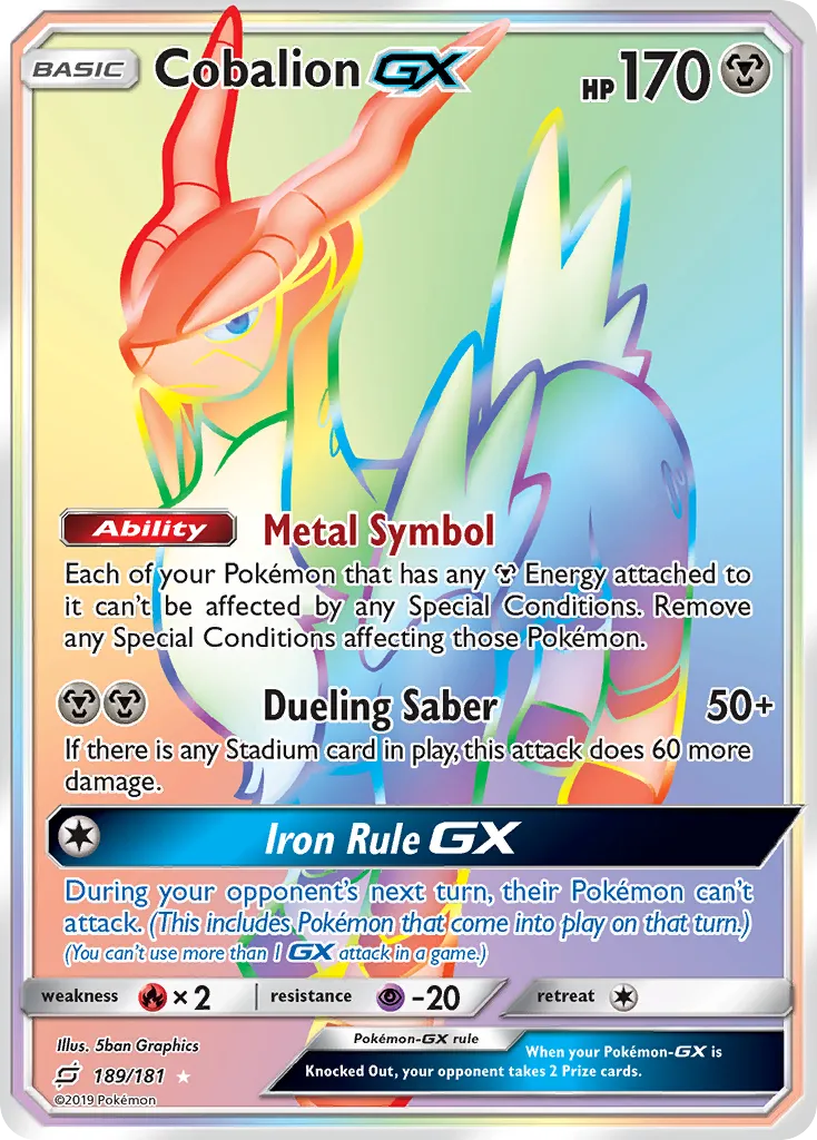 Cobalion GX — SM - Team Up — Pokémon