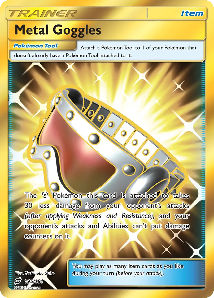 Metal Goggles — SM - Team Up — Pokémon