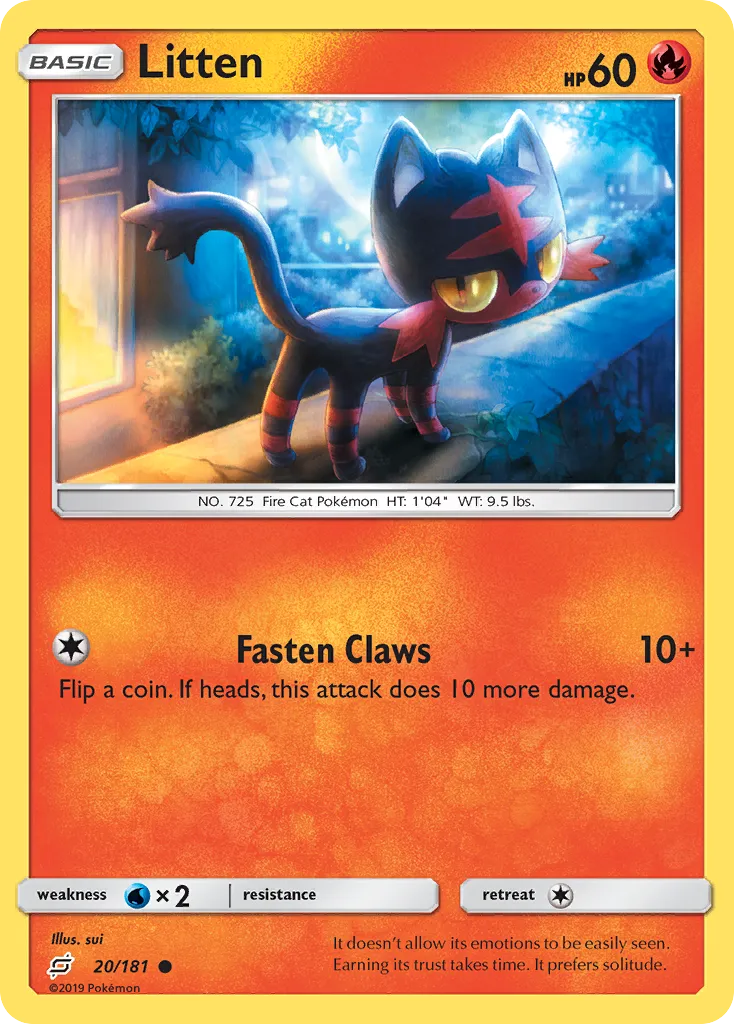 Litten — SM - Team Up — Pokémon