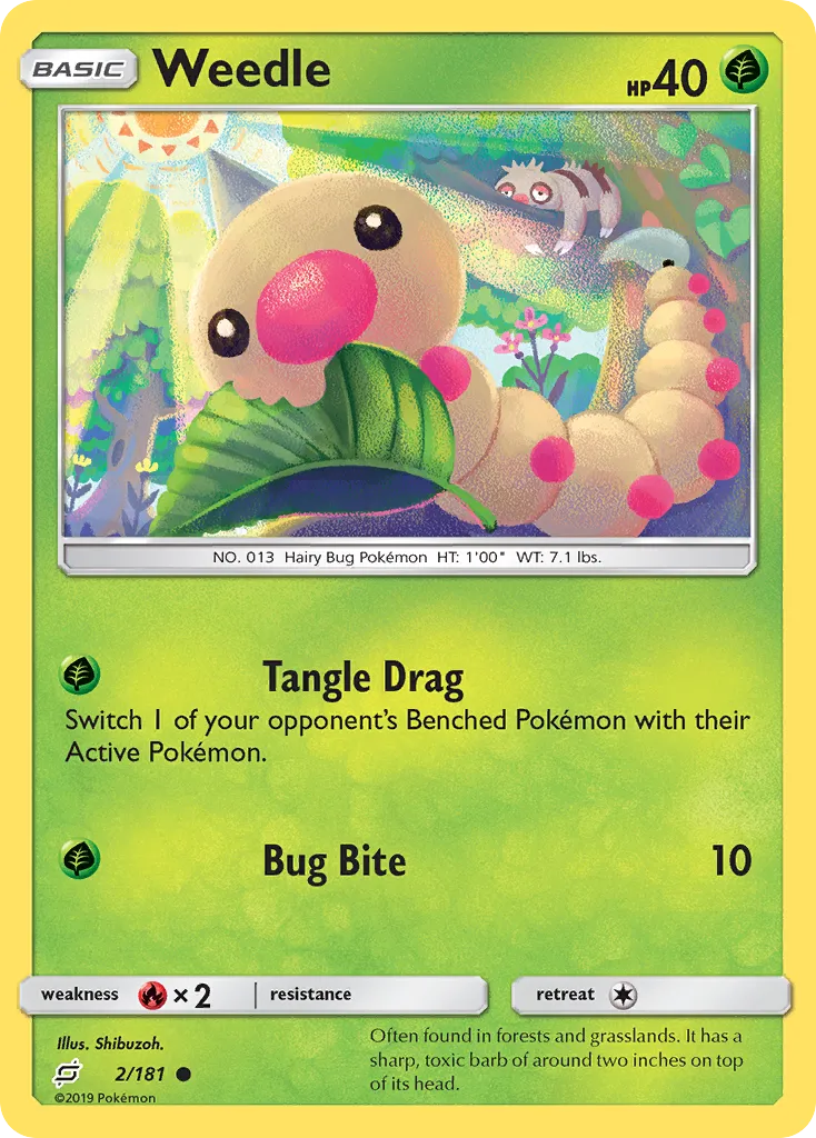 Weedle — SM - Team Up — Pokémon