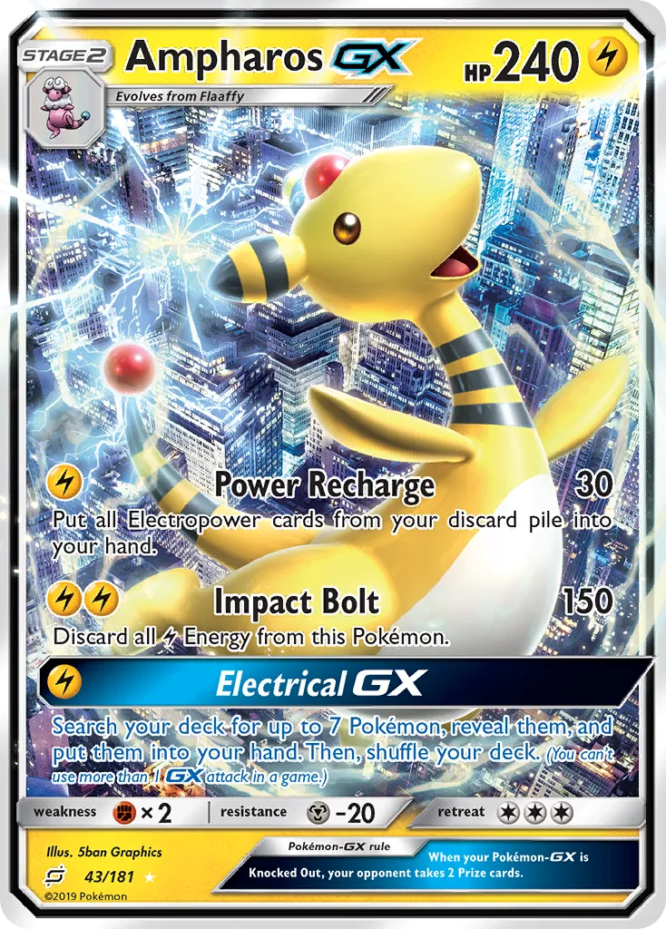 Ampharos GX — SM - Team Up — Pokémon