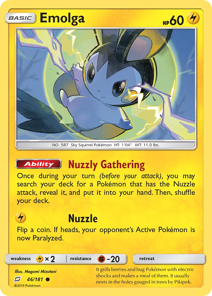 Emolga — SM - Team Up — Pokemon