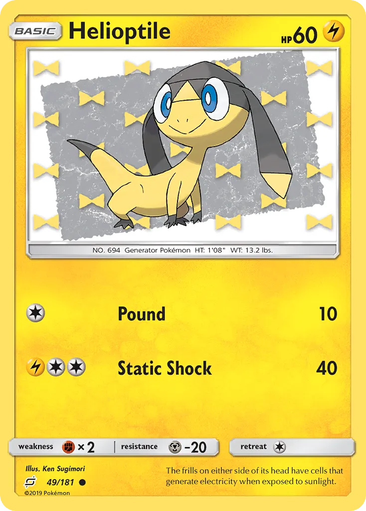 Helioptile — SM - Team Up — Pokémon