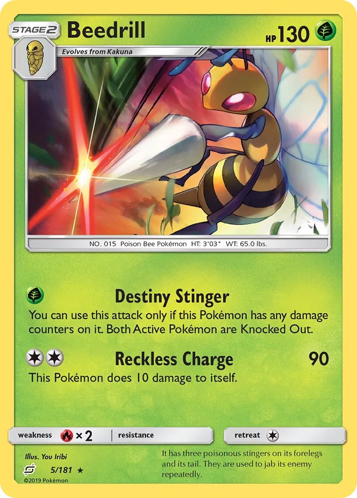 Beedrill — SM - Team Up — Pokemon