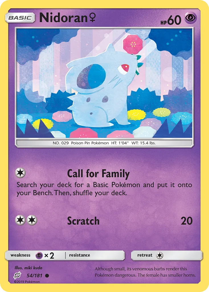 Nidoran F — SM - Team Up — Pokémon