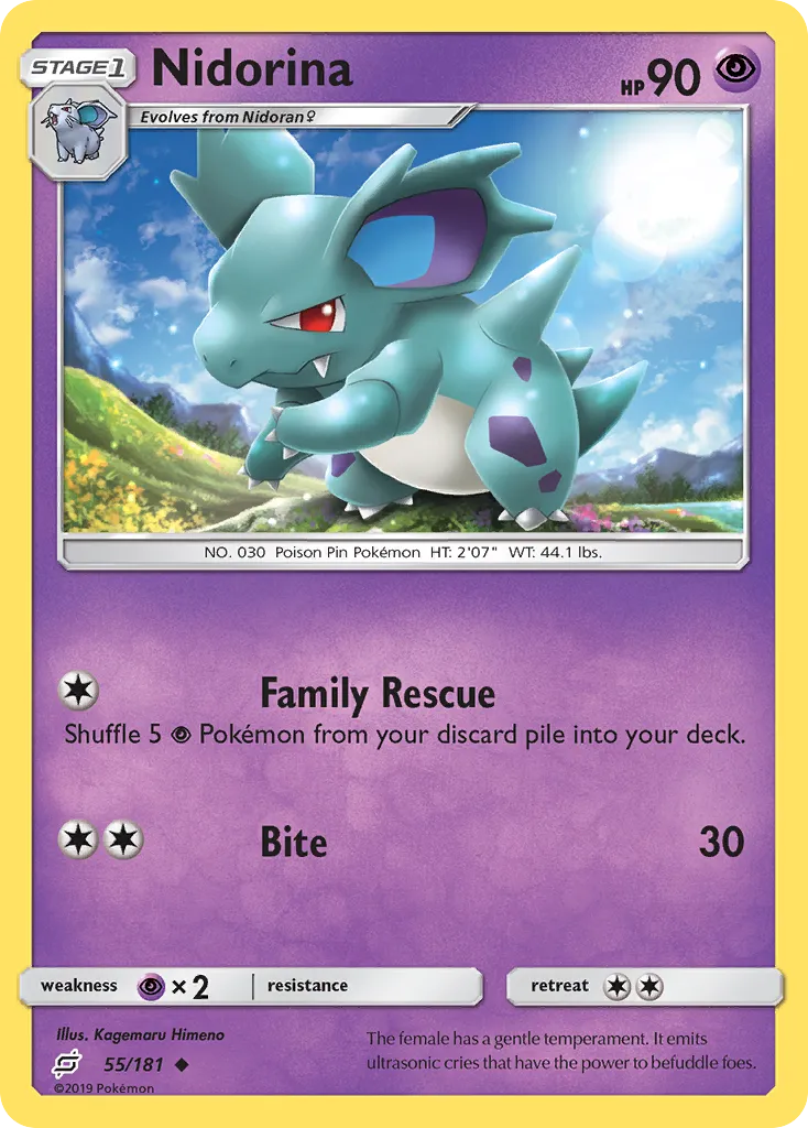 Nidorina — SM - Team Up — Pokémon