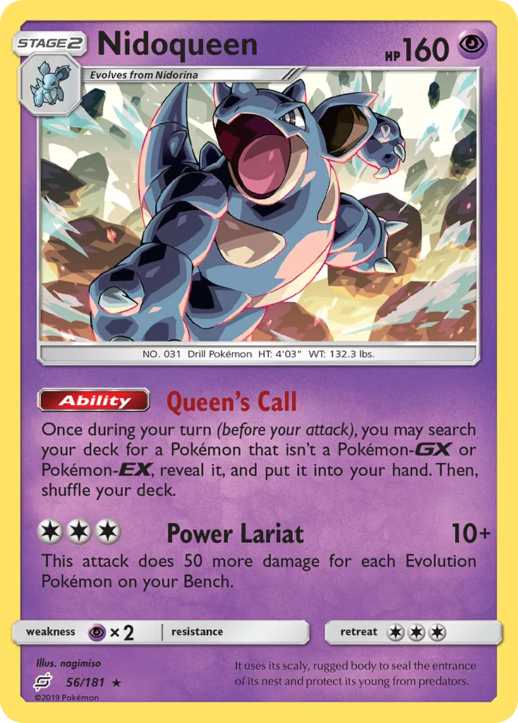 Nidoqueen — SM - Team Up — Pokémon