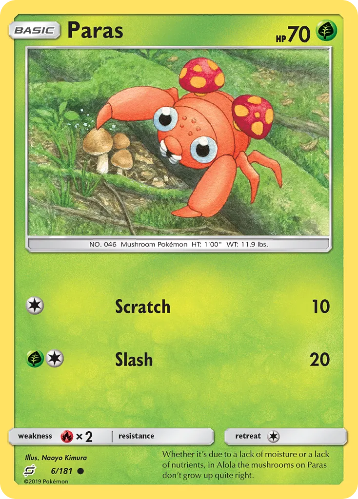 Paras — SM - Team Up — Pokémon