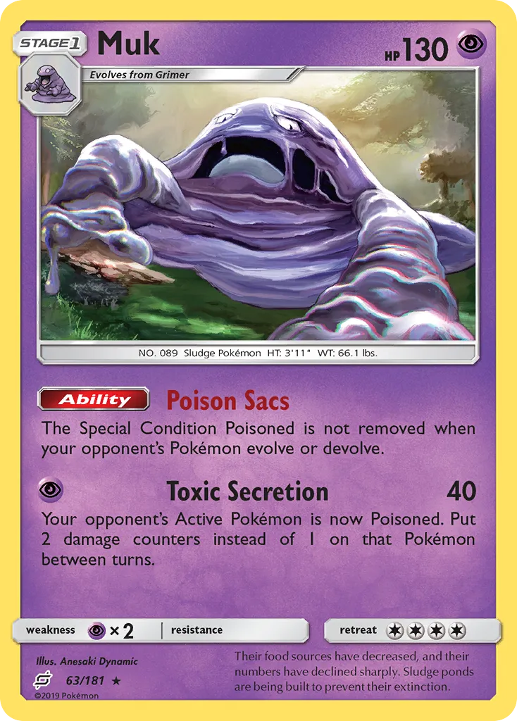 Muk — SM - Team Up — Pokemon