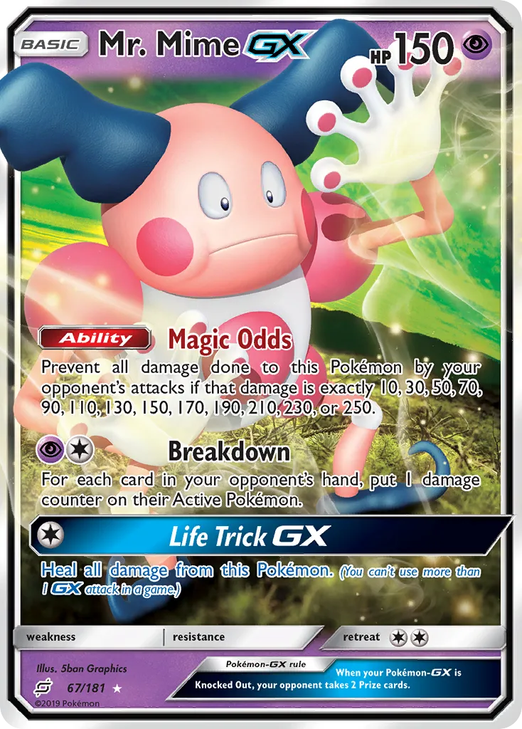 Mr. Mime GX — SM - Team Up — Pokémon