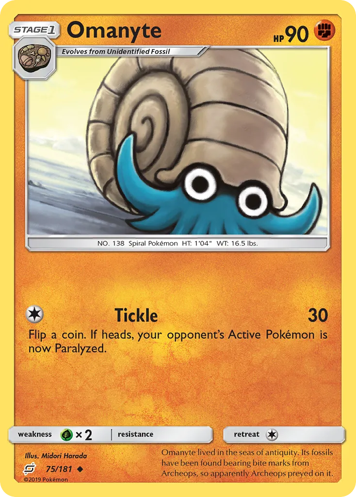 Omanyte — SM - Team Up — Pokémon