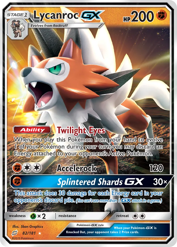 Lycanroc GX — SM - Team Up — Pokémon