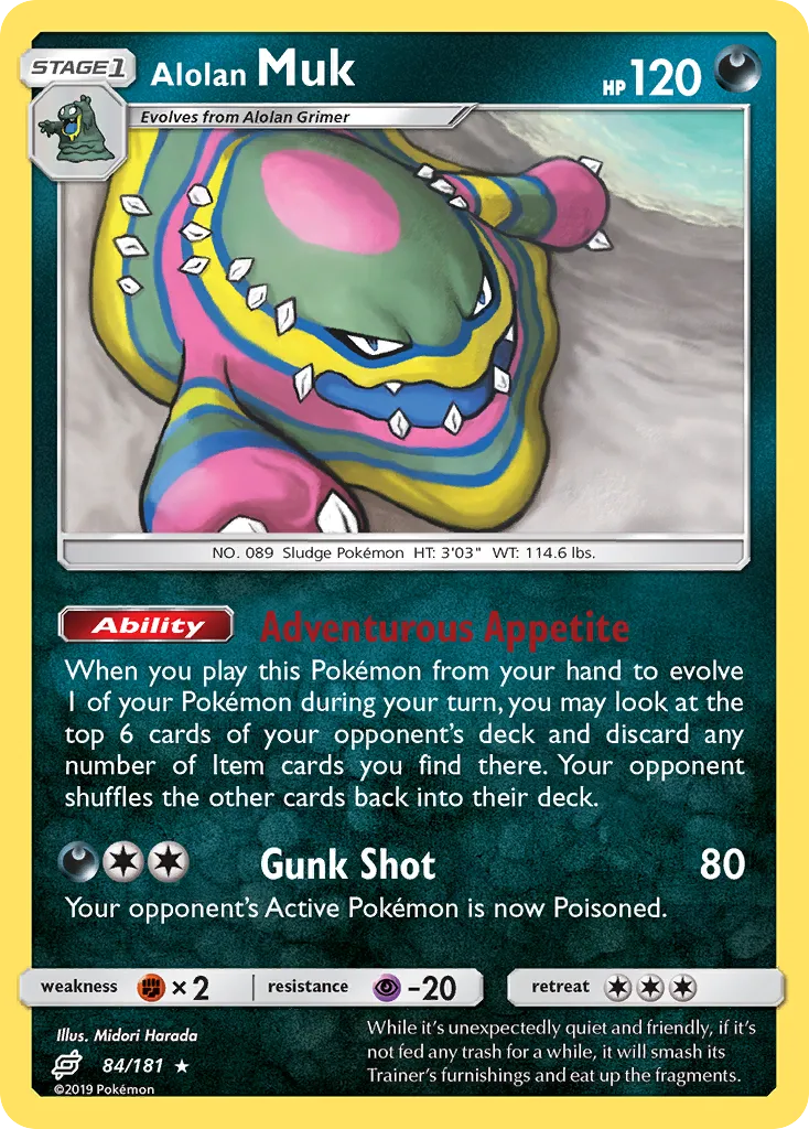 Alolan Muk — SM - Team Up — Pokemon