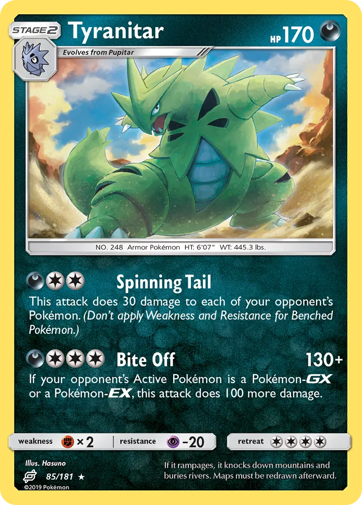 Tyranitar — SM - Team Up — Pokemon