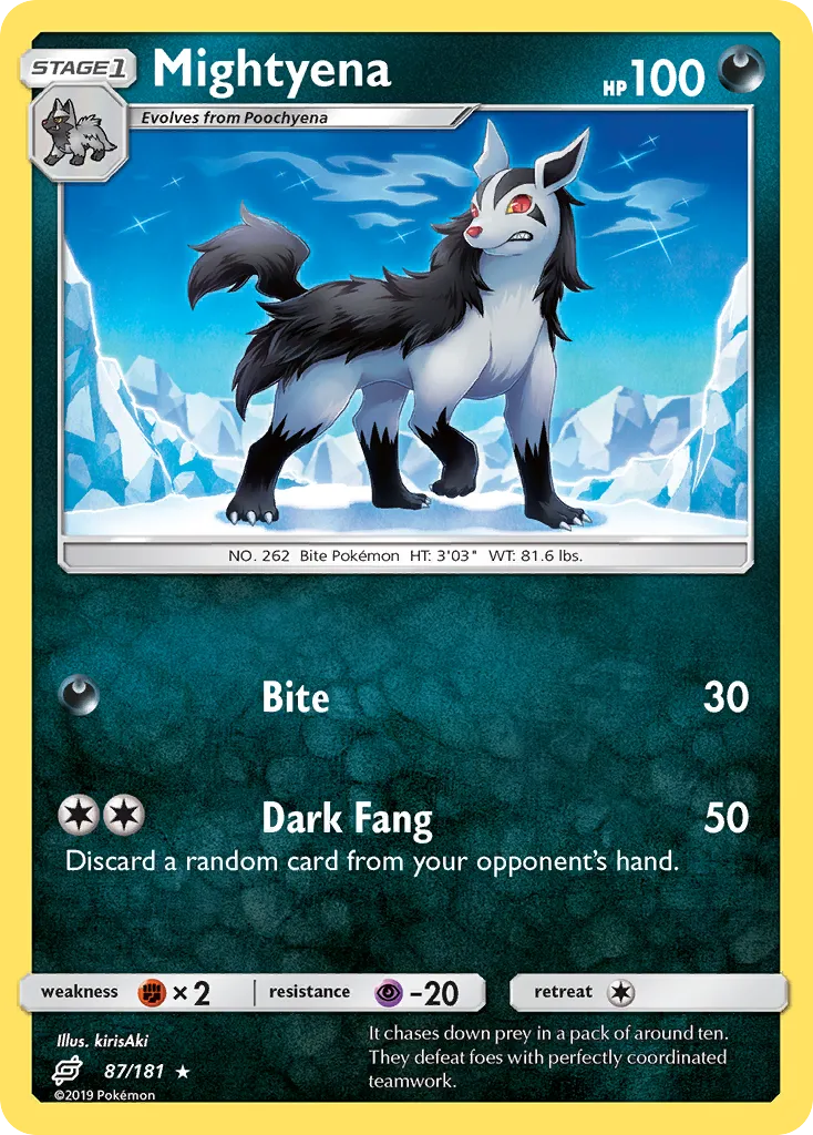 Mightyena — SM - Team Up — Pokemon
