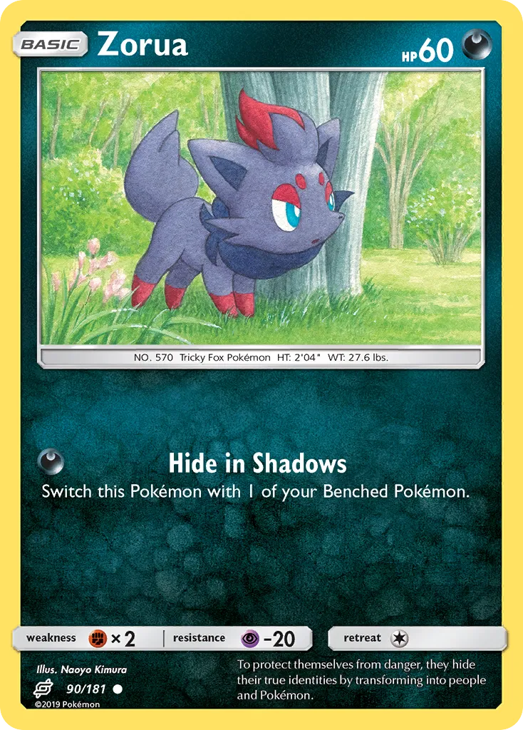 Zorua — SM - Team Up — Pokémon