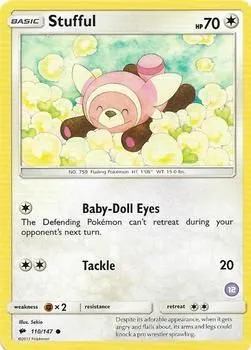 Stufful — SM Trainer Kit: Alolan Sandslash & Alolan Ninetales — Pokémon