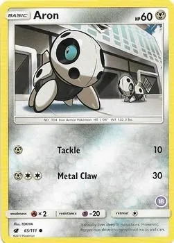 Aron — SM Trainer Kit: Alolan Sandslash & Alolan Ninetales — Pokémon