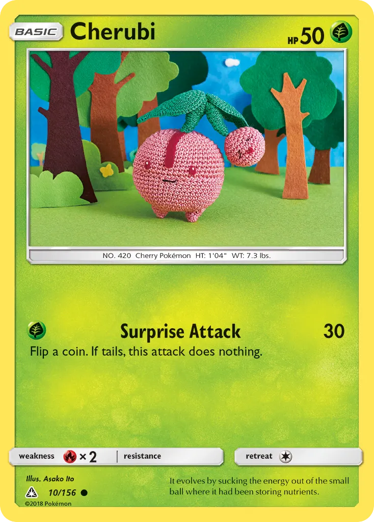 Cherubi — SM - Ultra Prism — Pokemon