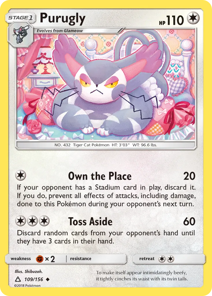 Purugly — SM - Ultra Prism — Pokemon
