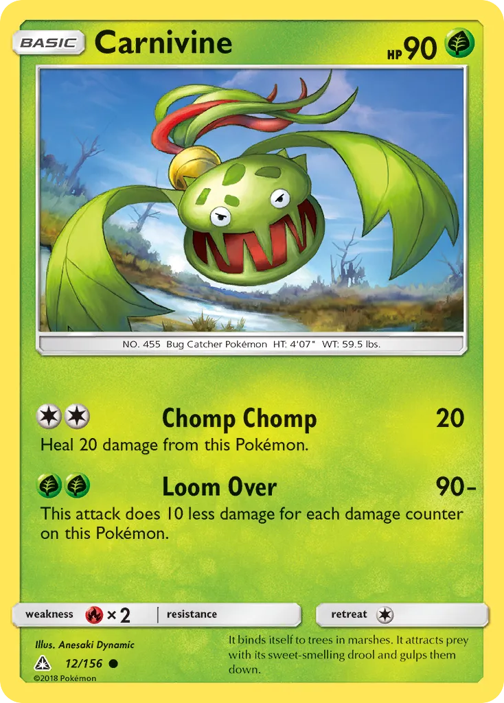 Carnivine — SM - Ultra Prism — Pokemon