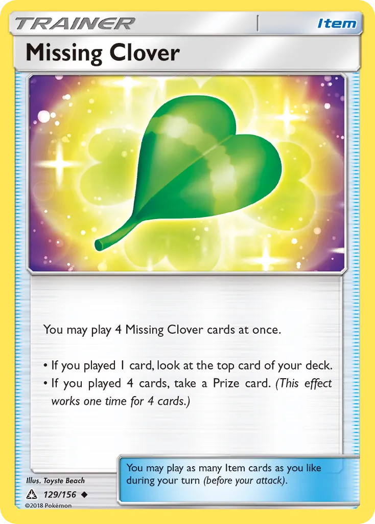 Trèfle Manquant — SM - Ultra Prism — Pokemon