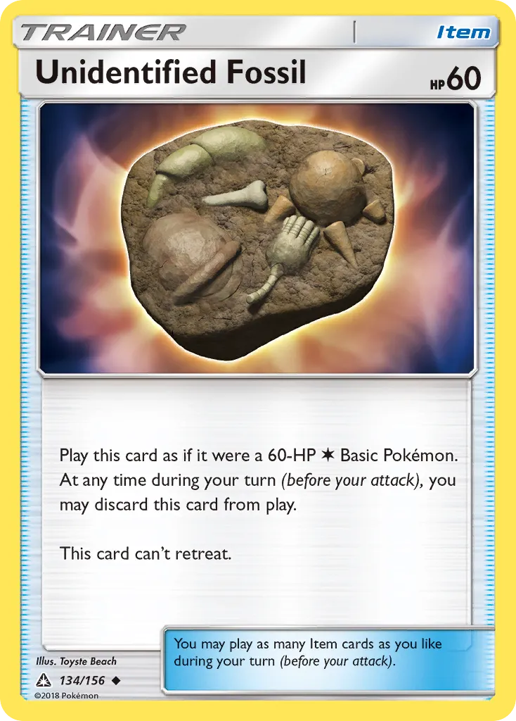 Fossile Inconnu — SM - Ultra Prism — Pokemon