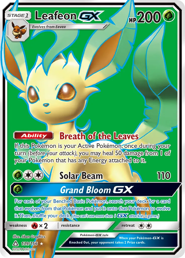 Leafeon GX — SM - Ultra Prism — Pokémon